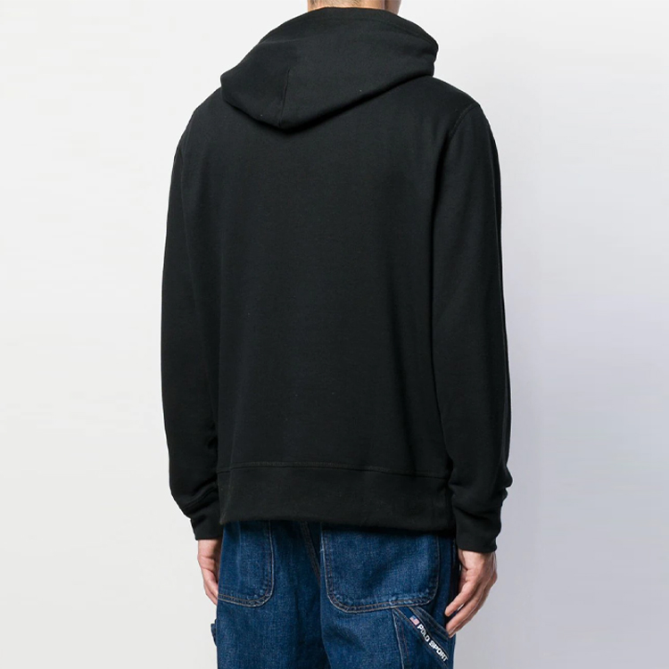 Purchase Polo Ralph Lauren 黑色連帽衫刺繡標誌款式 710766778-008