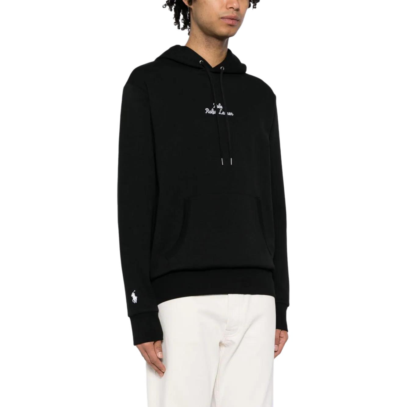 Purchase Polo Ralph Lauren黑色连帽衫绣标长袖休闲服 710936586-001