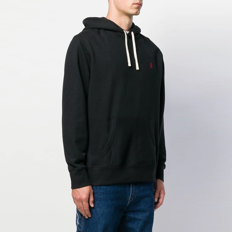 Details for Polo Ralph Lauren 黑色連帽衫刺繡標誌款式 710766778-008