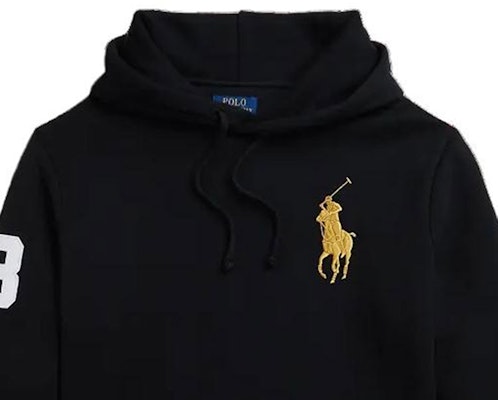 Polo Ralph Lauren 黑色连帽衫 长袖带标志. MNPOKNI16823-115 Sizing Polo Ralph Lauren 黑色连帽衫 长袖带标志. MNPOKNI16823-115