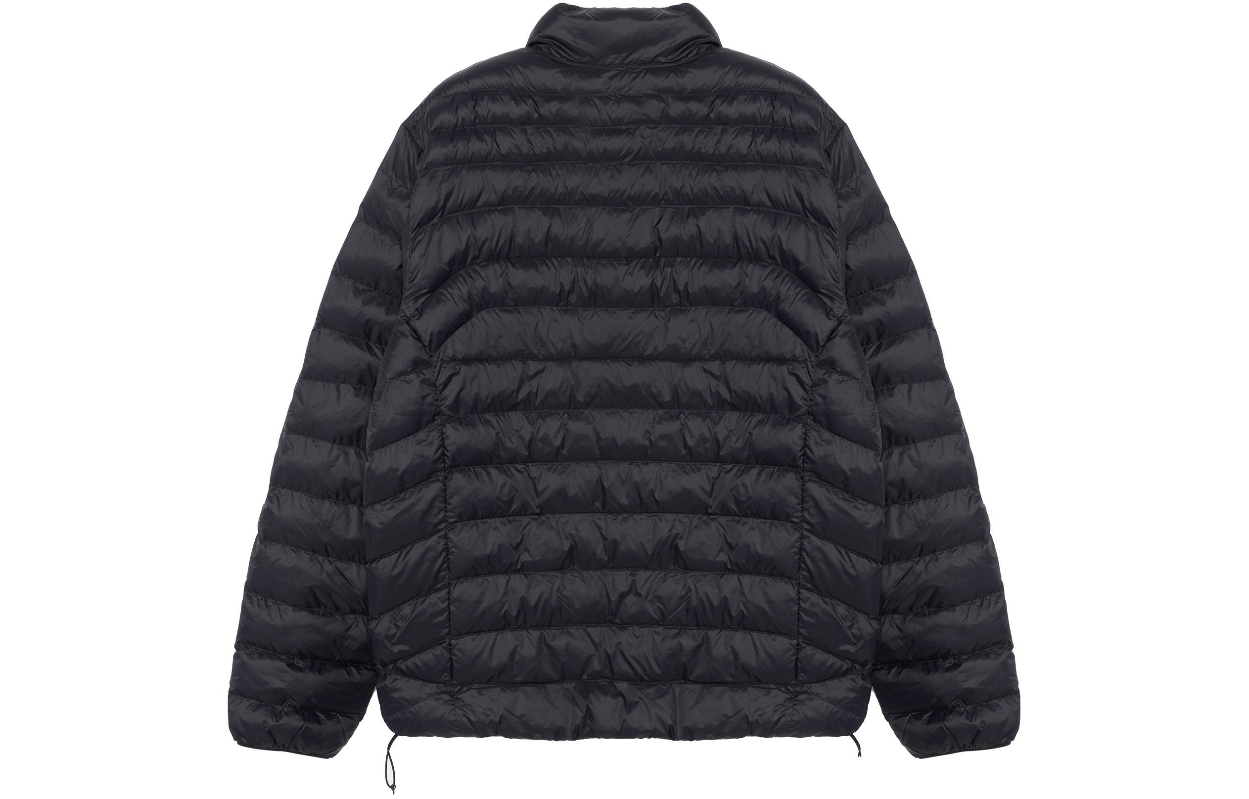 Lookbook Polo Ralph Lauren 黑色Logo刺繡拉鍊棉質夾克外套。 710810897-012