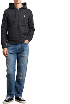 Polo Ralph Lauren 黑色長袖連帽拉鍊外套 710881517-052 Lookbook Polo Ralph Lauren 黑色長袖連帽拉鍊外套 710881517-052