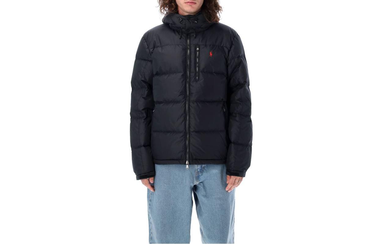 Polo Ralph Lauren  Black Plain Logo Embroidered Zip-Up Hoodie Jacket. 23A710810936N-001 圖 2