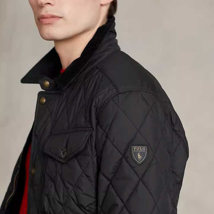 Details for Polo Ralph Lauren 黑色菱格紋長袖休閒外套 MNPOOTW16020651-001