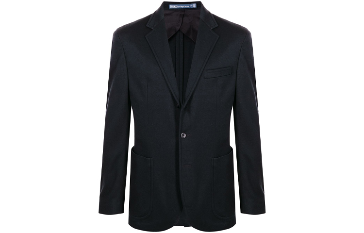 Polo Ralph Lauren  Black Single-Breasted Blazer with Logo. 715783014-003