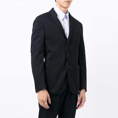 Polo Ralph Lauren 黑色單排扣西裝外套附品牌標誌 715783014-003 Purchase Polo Ralph Lauren 黑色單排扣西裝外套附品牌標誌 715783014-003