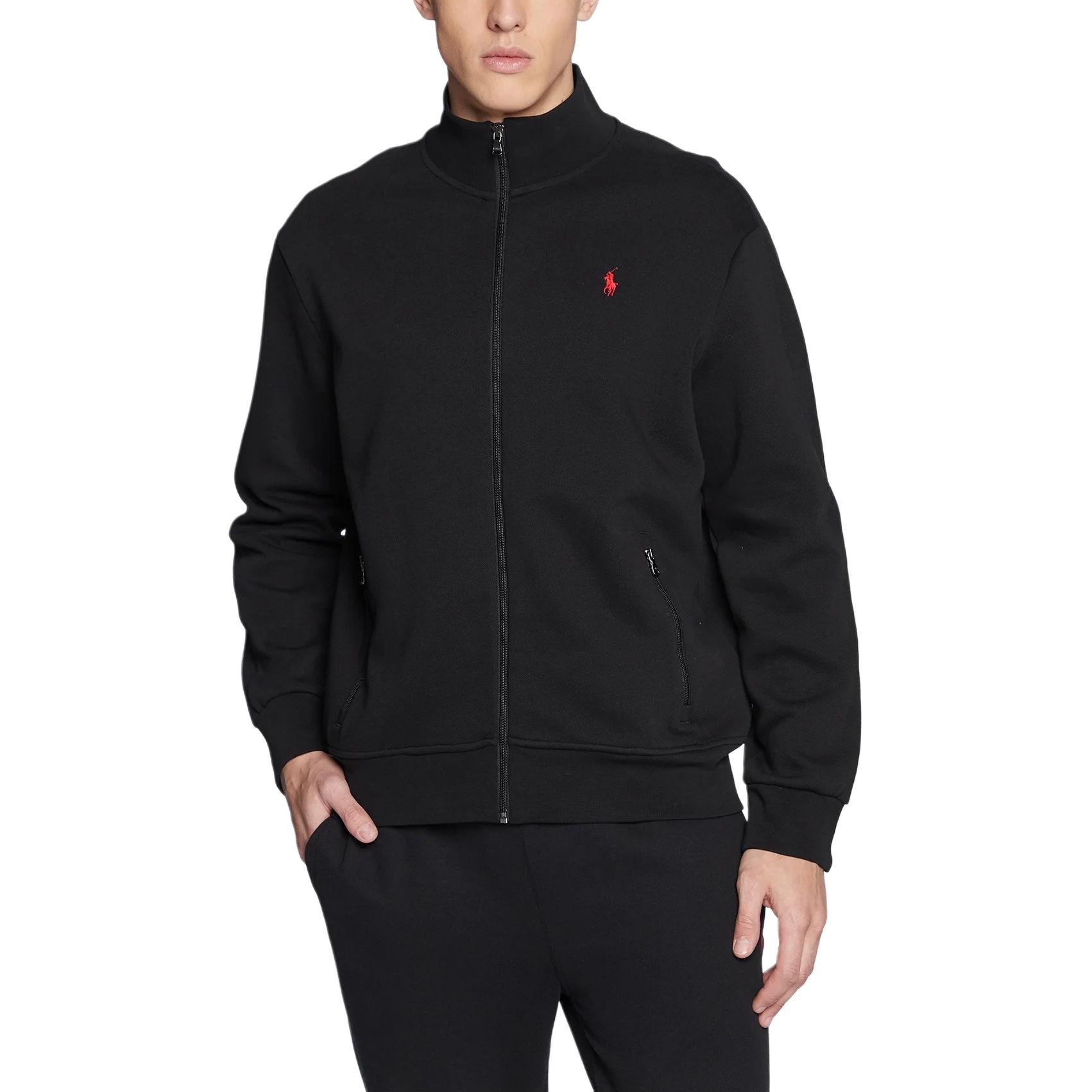 Polo Ralph Lauren  Black Solid Logo Embroidered Zip-Up Jacket 710881509-001 圖 4