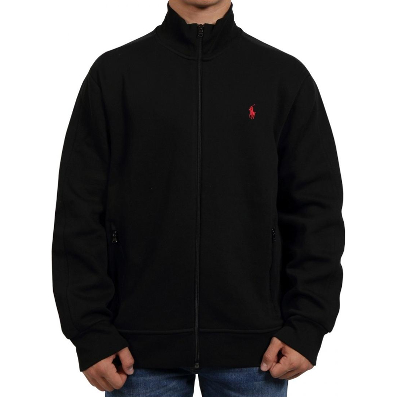 Polo Ralph Lauren  Black Solid Logo Embroidered Zip-Up Jacket 710881509-001 圖 7