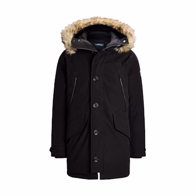Polo Ralph Lauren Black Solid Long-Sleeve Zip-Up Hoodie Jacket. 710756916-004