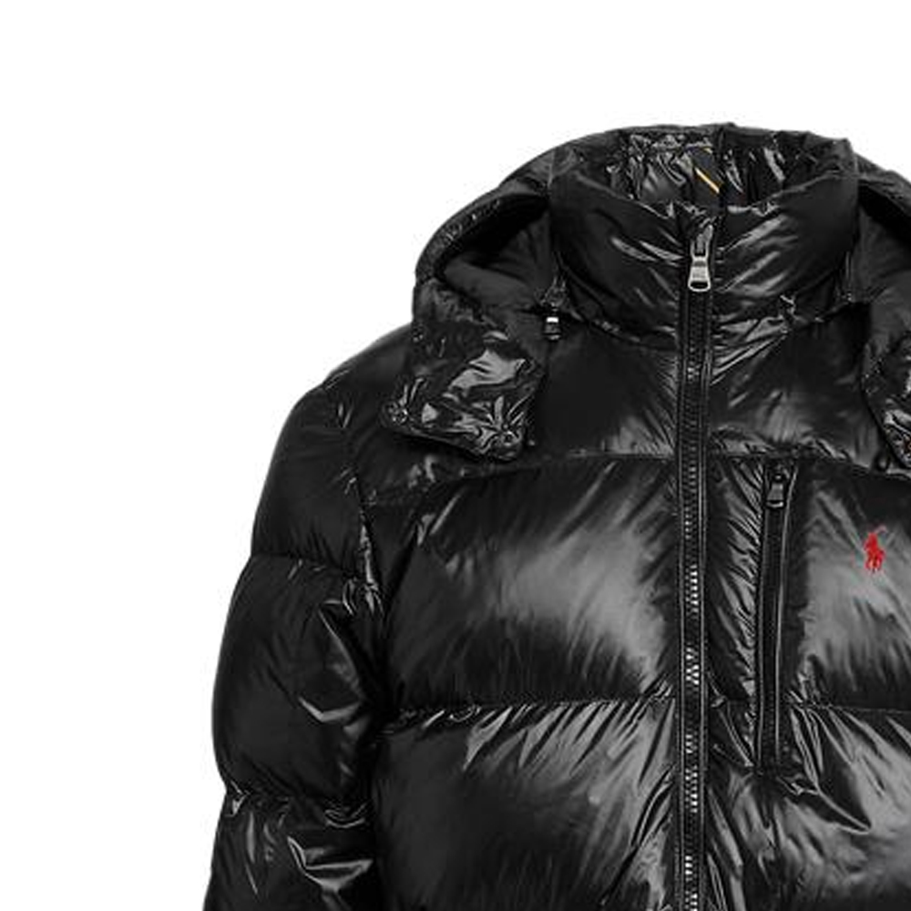 Polo Ralph Lauren  Black Solid Slim Fit Puffer Jacket with Zip. MNPOOTW16020653-001 圖 7