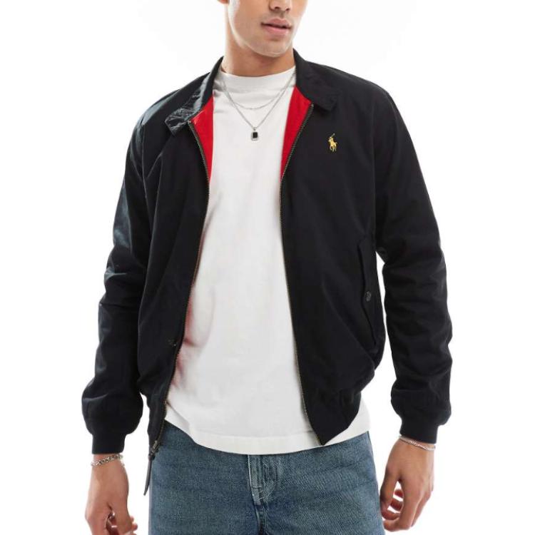 Polo Ralph Lauren  Black Zip-Up Jacket with Logo Embroidery. 710961268-001