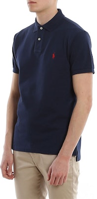 폴로 랄프 로렌 블루 면 캐주얼 반팔 폴로 셔츠. 710795080007-NEWPORT Details for 폴로 랄프 로렌 블루 면 캐주얼 반팔 폴로 셔츠. 710795080007-NEWPORT
