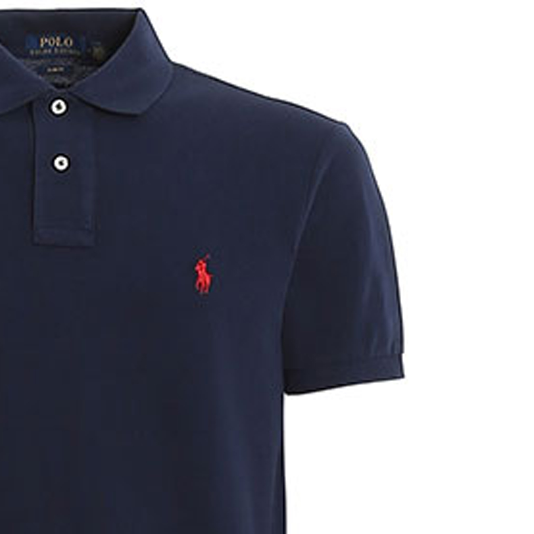 Cheap 폴로 랄프 로렌 블루 면 캐주얼 반팔 폴로 셔츠. 710795080007-NEWPORT