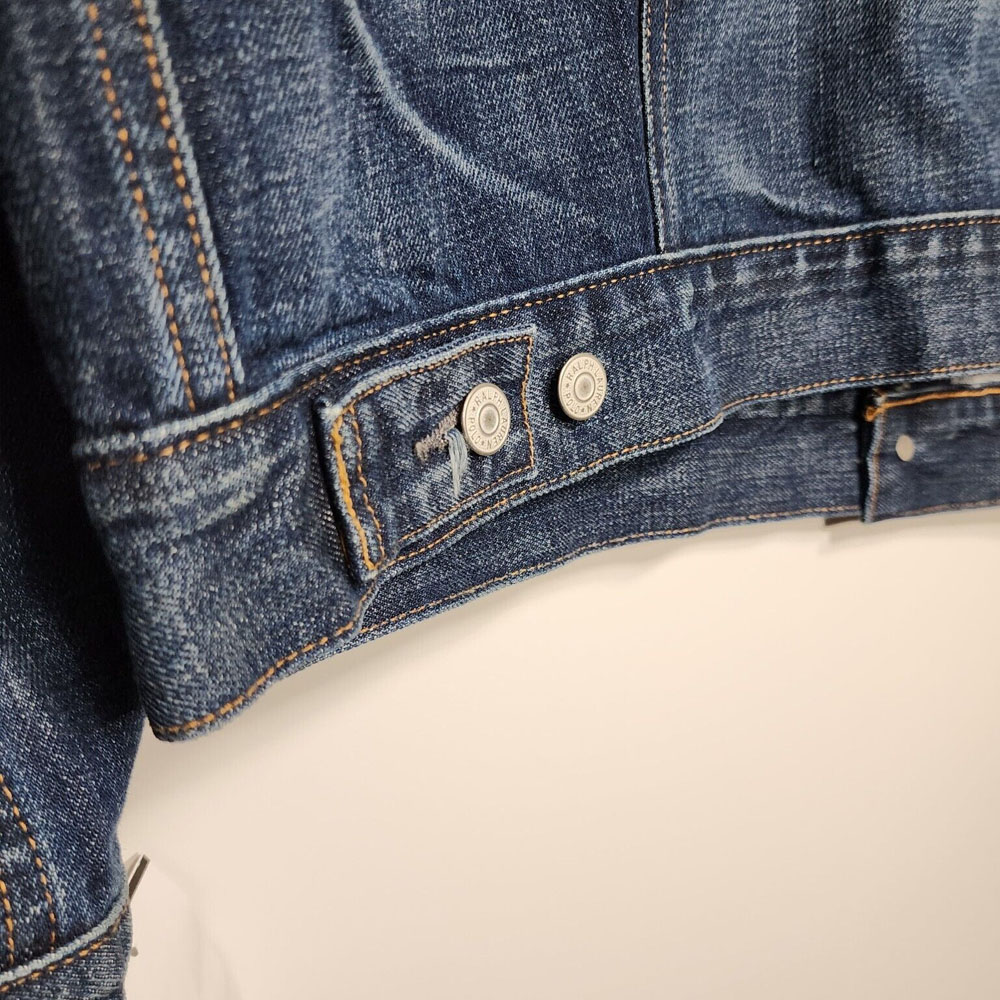 Polo Ralph Lauren  Blue Denim Jacket with Letter Pattern Print. 710825889-001 圖 7