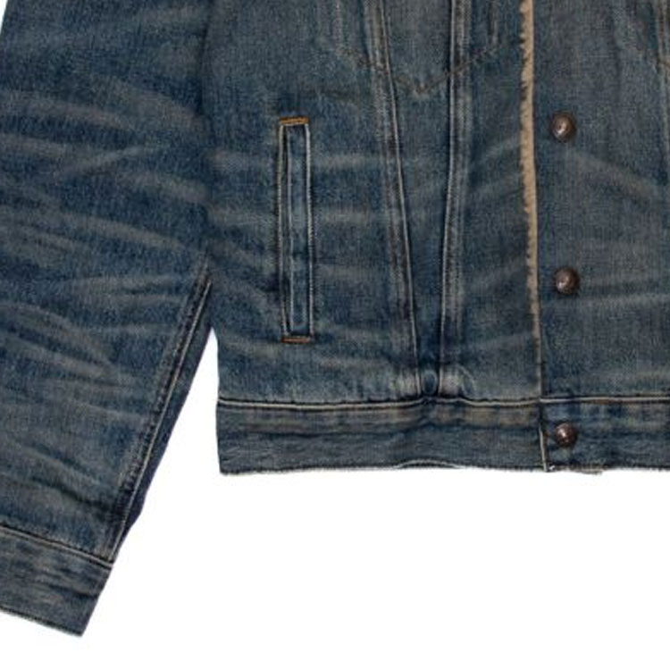 Sizing ポロラルフローレン ブルーデニム シングルジャケット 長袖 アウター 710850379-001