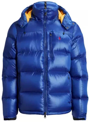 Polo Ralph Lauren 蓝色连帽羽绒夹克带标志刺绣. 710889904-003 Order Polo Ralph Lauren 蓝色连帽羽绒夹克带标志刺绣. 710889904-003