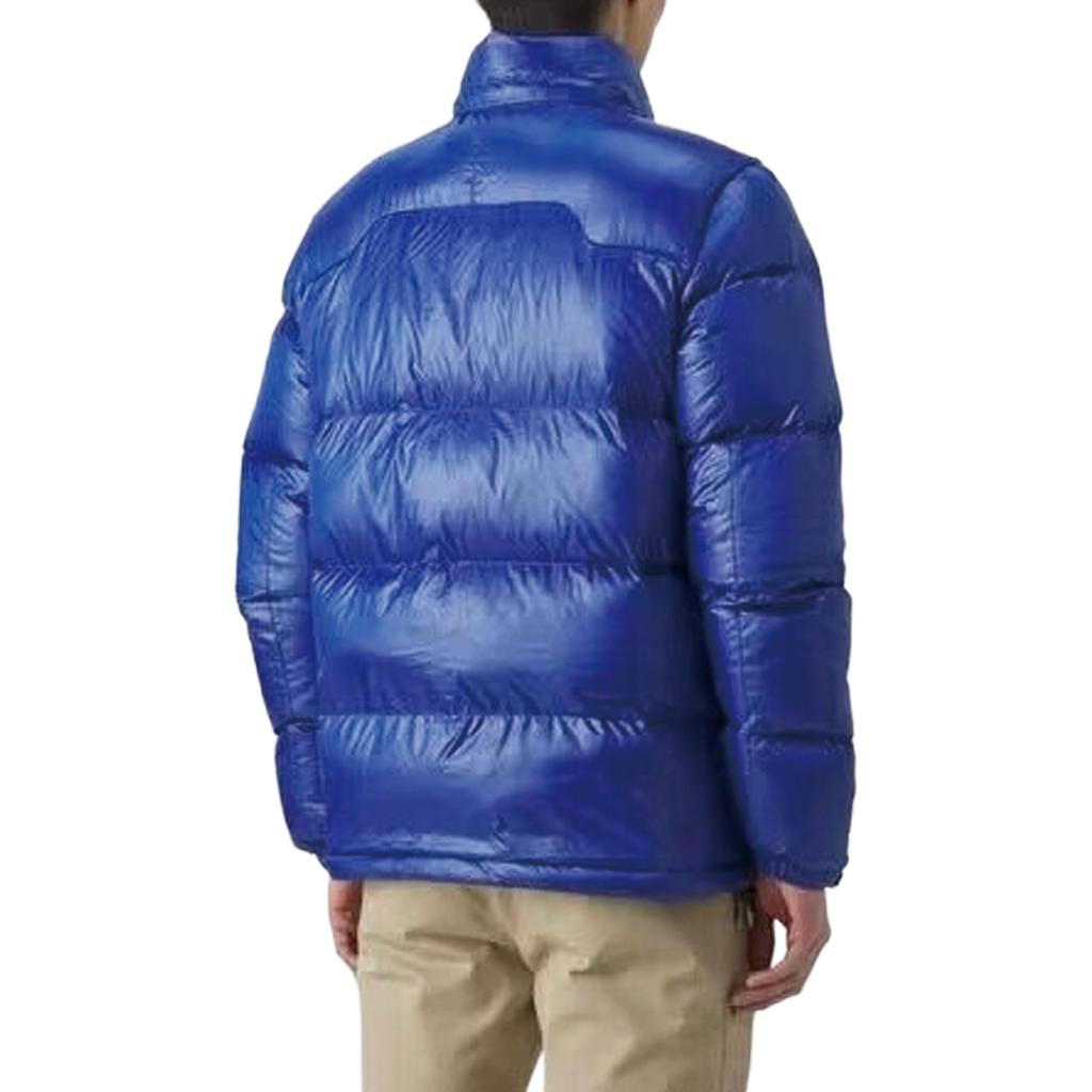 Purchase Polo Ralph Lauren 蓝色连帽羽绒夹克带标志刺绣. 710889904-003