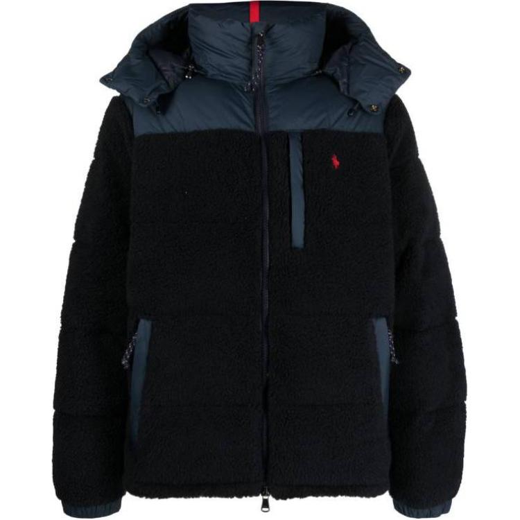 Polo Ralph Lauren  Blue Loose Fit Zip-Up Hoodie Jacket. 710907559-001