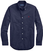 Polo Ralph Lauren Blue Oxford Long Sleeve Shirt with Embroidered Pony. MNPOWOV16820356 Polo Ralph Lauren Blue Oxford Long Sleeve Shirt with Embroidered Pony. MNPOWOV16820356