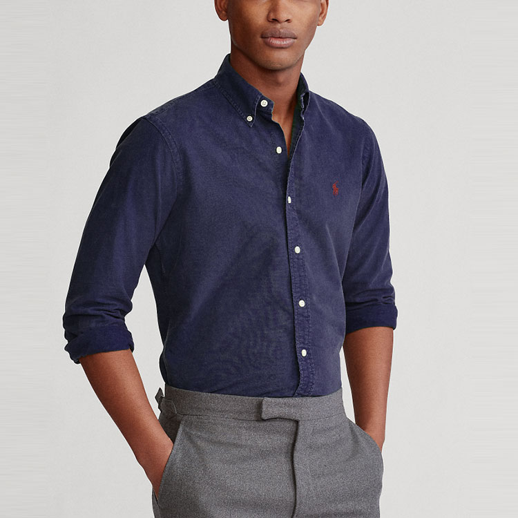 Polo Ralph Lauren  Blue Oxford Long Sleeve Shirt with Embroidered Pony. MNPOWOV16820356 圖 4