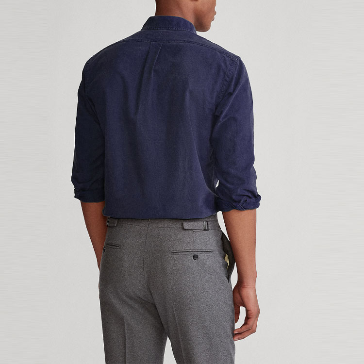 Polo Ralph Lauren  Blue Oxford Long Sleeve Shirt with Embroidered Pony. MNPOWOV16820356 圖 5