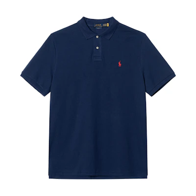 Polo Ralph Lauren Blue Short Sleeve Polo Shirt with Embroidered Logo. 710795080-007