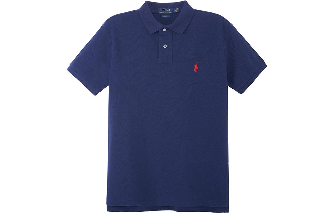 Polo Ralph Lauren  Blue Short Sleeve Polo Shirt with Embroidered Logo. 710795080-007 圖 2
