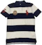 Buy Polo Ralph Lauren Kaos Biru Garis-Garis Lengan Pendek Bahan Katun. 710804822-001
