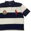 Lookbook Polo Ralph Lauren Kaos Biru Garis-Garis Lengan Pendek Bahan Katun. 710804822-001