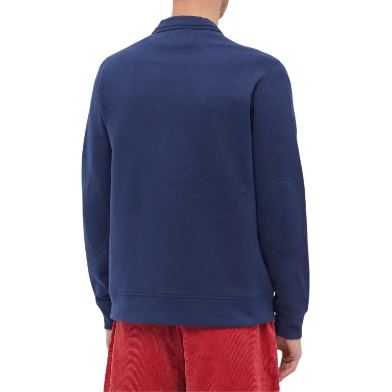 Shop Polo Ralph Lauren Kardigan Rajut V-Neck Biru dengan Logo Bordir. 710909668-001