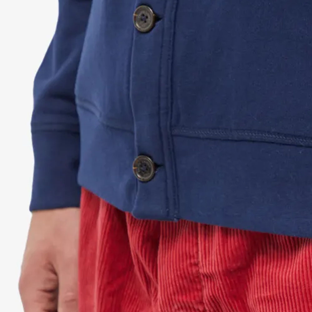 Details for Polo Ralph Lauren Kardigan Rajut V-Neck Biru dengan Logo Bordir. 710909668-001