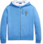 Order Polo Ralph Lauren Blue Zip-Up Fleece Hoodie Jacket. MNPOKNI16823-529