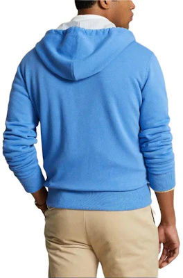 Polo Ralph Lauren Blue Zip-Up Fleece Hoodie Jacket. MNPOKNI16823-529 Shop Polo Ralph Lauren Blue Zip-Up Fleece Hoodie Jacket. MNPOKNI16823-529