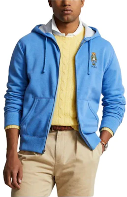 Polo Ralph Lauren Blue Zip-Up Fleece Hoodie Jacket. MNPOKNI16823-529 Purchase Polo Ralph Lauren Blue Zip-Up Fleece Hoodie Jacket. MNPOKNI16823-529
