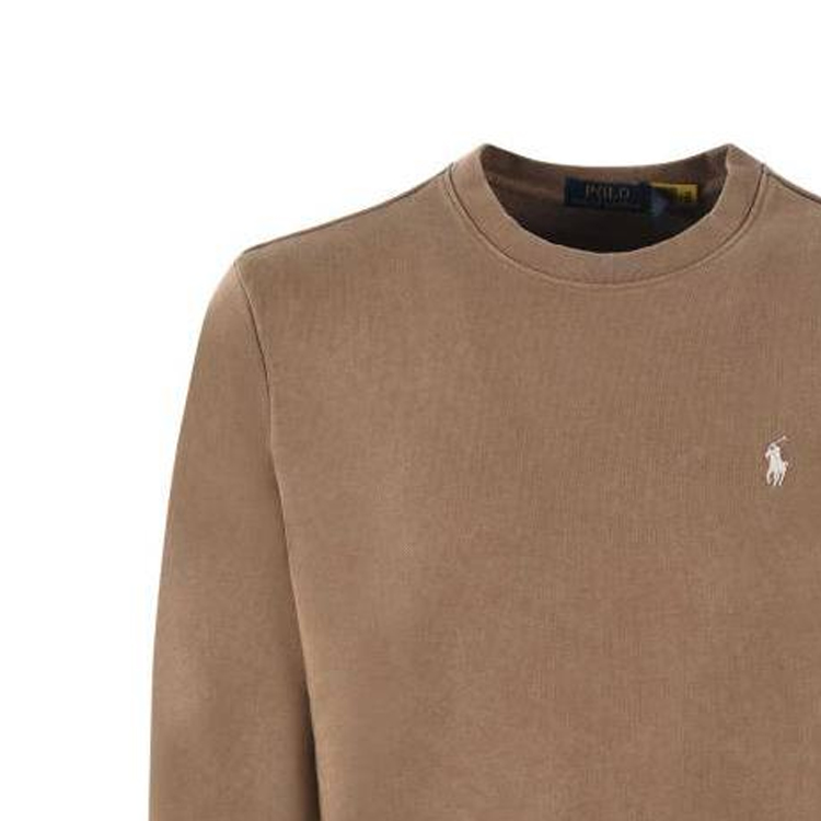Purchase Polo Ralph Lauren Baju Sweater Coklat Crewneck Kapas dengan Logo. 916689004