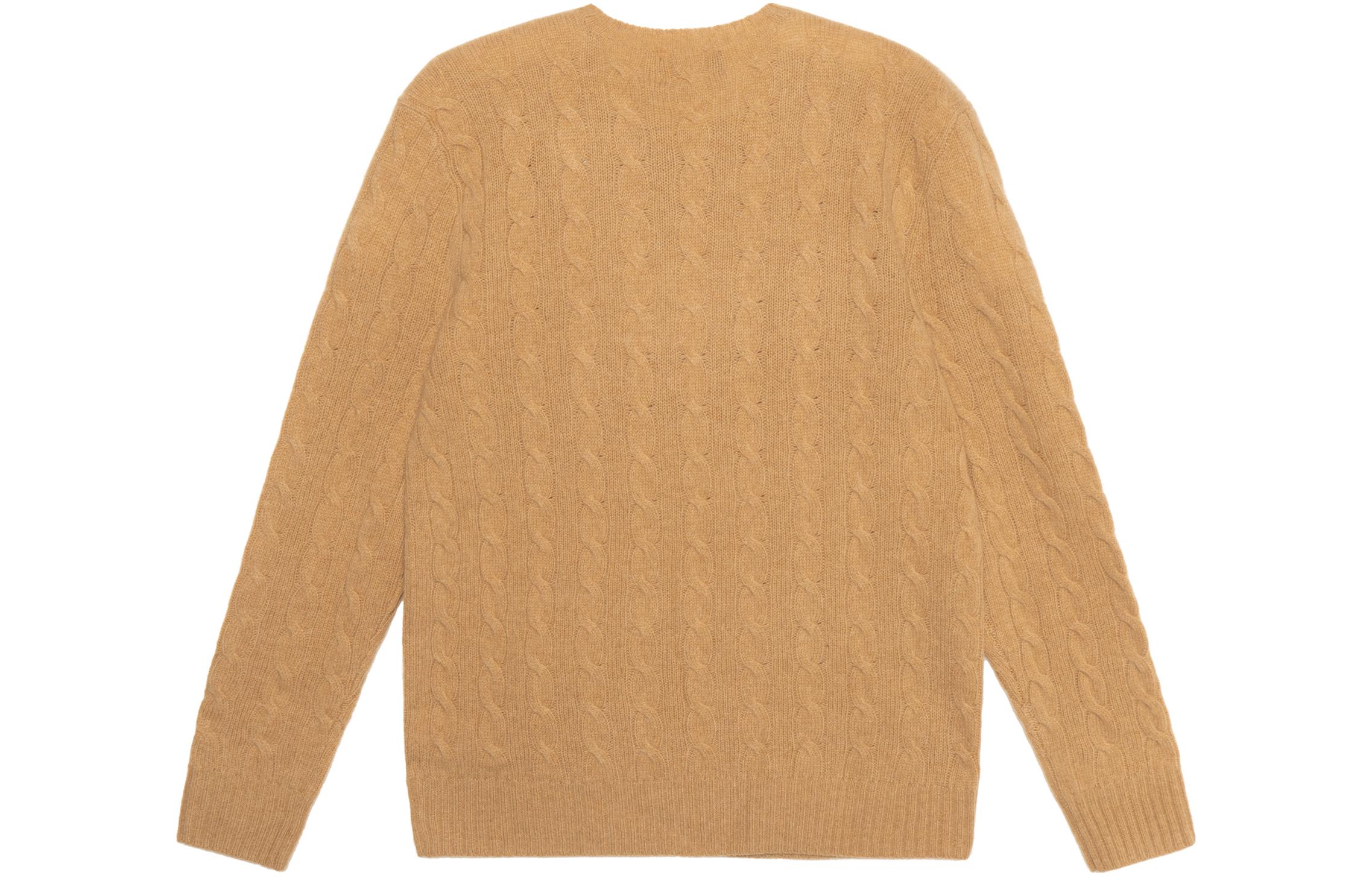 Polo Ralph Lauren  Brown Crewneck Sweater with Embroidered Pony Logo. 71087676232-009 圖 3