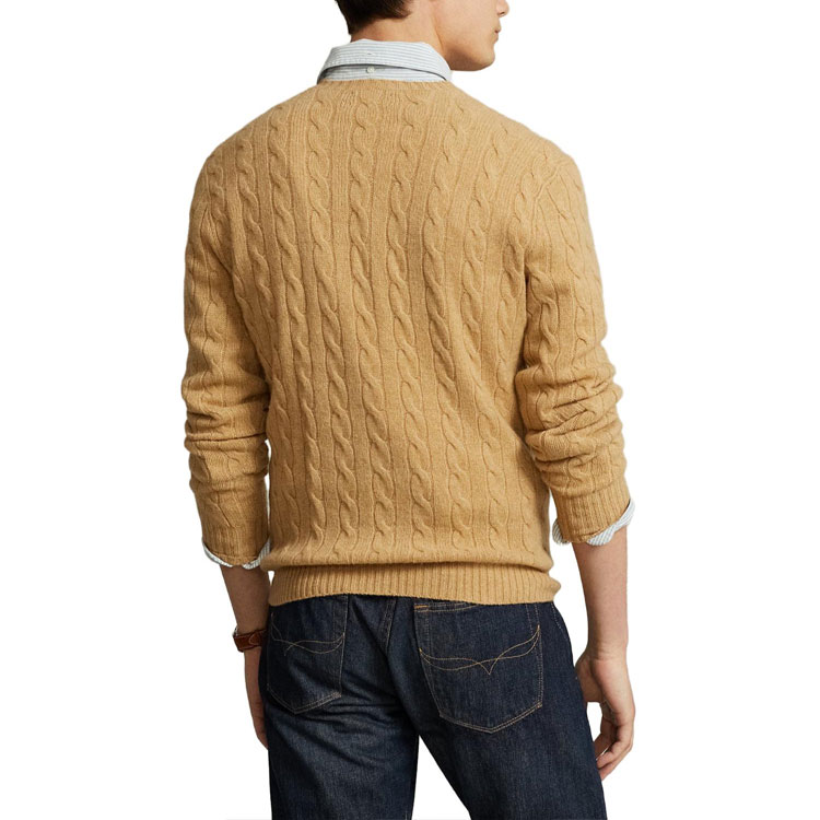 Polo Ralph Lauren  Brown Crewneck Sweater with Embroidered Pony Logo. 71087676232-009 圖 6