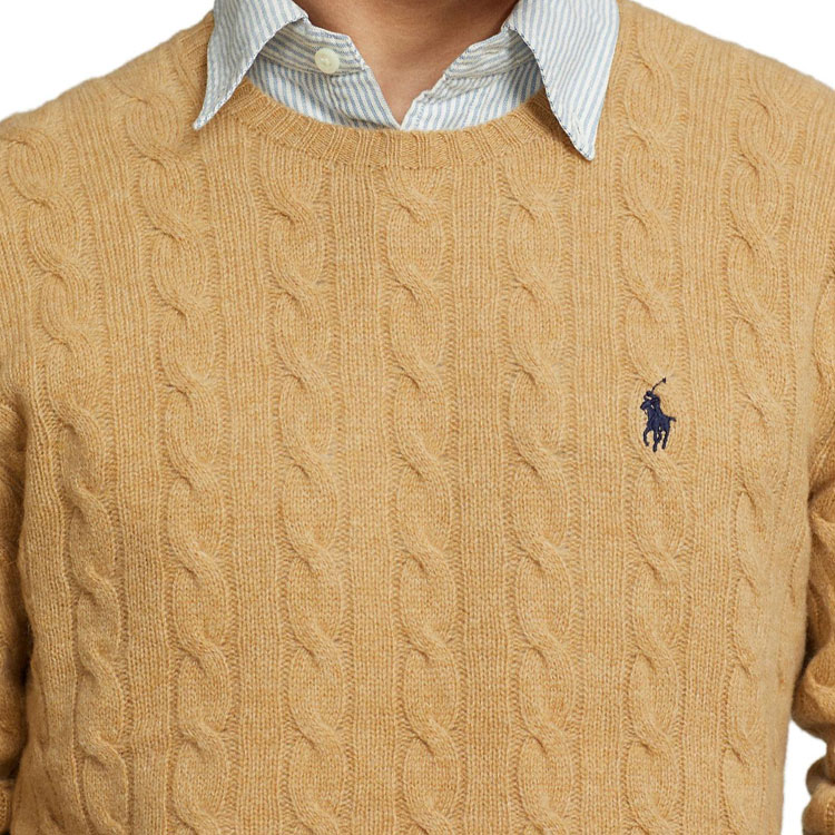 Polo Ralph Lauren  Brown Crewneck Sweater with Embroidered Pony Logo. 71087676232-009 圖 7