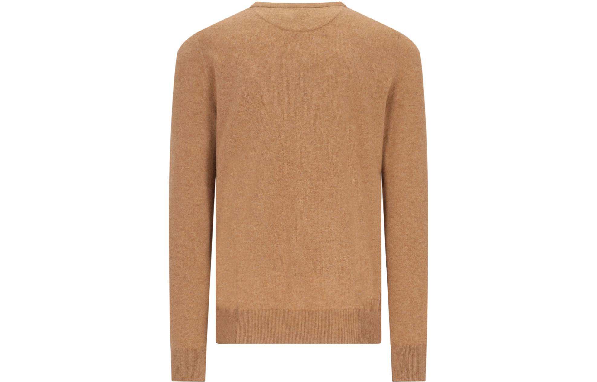 Polo Ralph Lauren  Brown Embroidered Knit Crewneck Sweater. 710876714012-200 圖 3