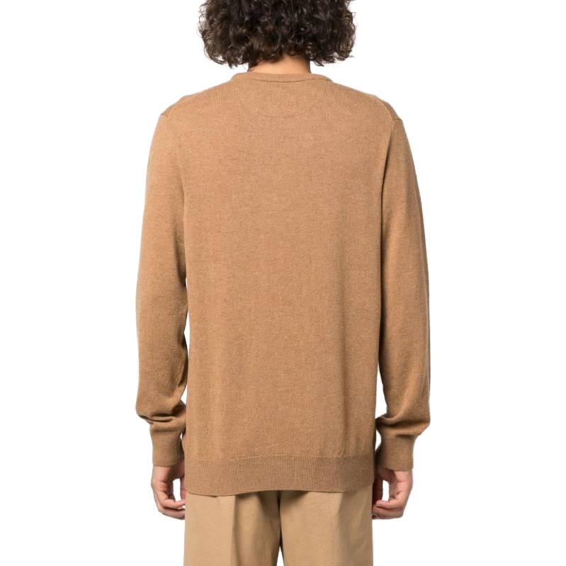 Polo Ralph Lauren  Brown Embroidered Knit Crewneck Sweater. 710876714012-200 圖 6