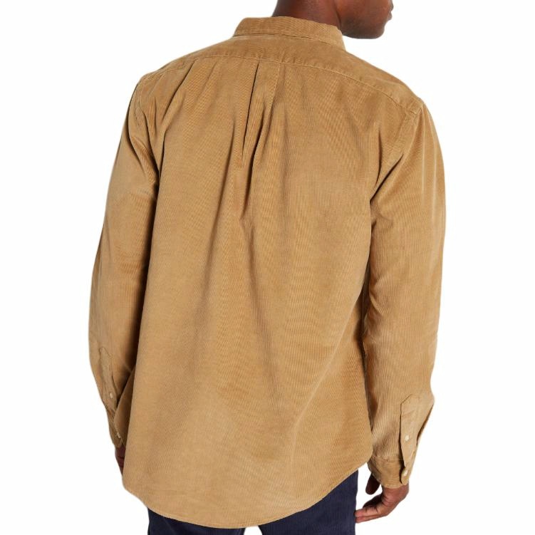 Details for Polo Ralph Lauren  Brown Long Sleeve Shirt with Embroidered Logo. 710818761-023