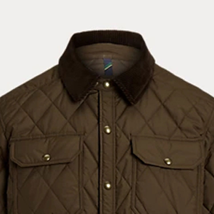 Polo Ralph Lauren  Brown Quilted Cotton Jacket with Patch Pockets. 710876085-006 圖 5