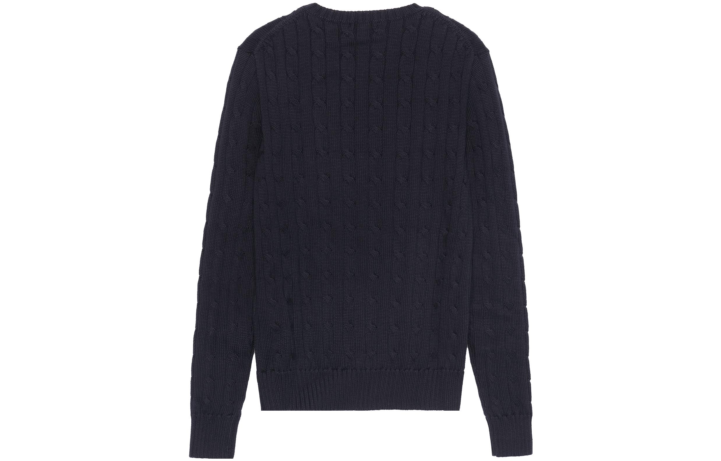 Lookbook Polo Ralph Lauren  Cable Knit Crewneck Sweater - Navy Blue. 710775885-001