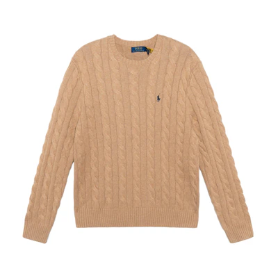Polo Ralph Lauren Cable Knit Sweater Brown. 710775885-014