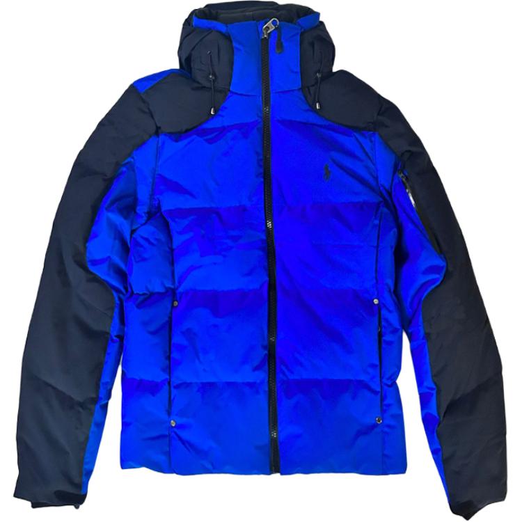 Polo Ralph Lauren  Colorblock Hooded Short Puffer Jacket Black/Blue 710922303-001 圖 4