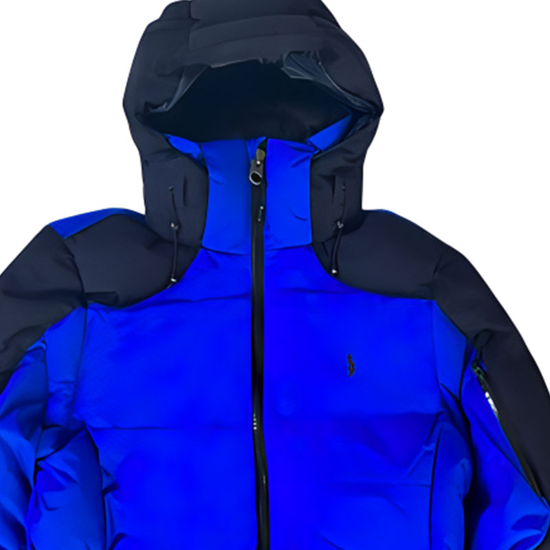 Polo Ralph Lauren  Colorblock Hooded Short Puffer Jacket Black/Blue 710922303-001 圖 5