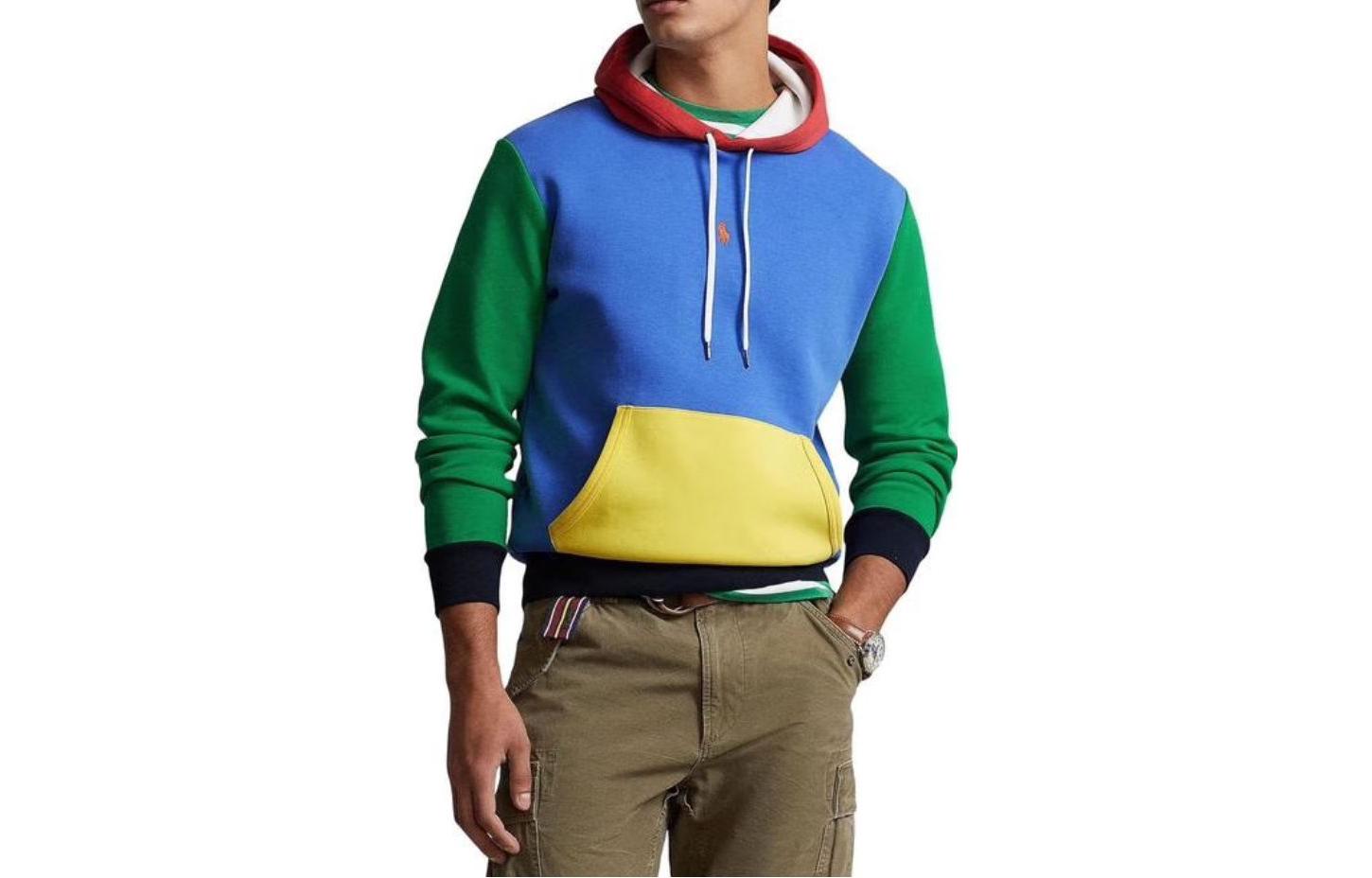 Order Polo Ralph Lauren Sudadera Colorblock Multicolor de Manga Larga Casual. 710900824-001