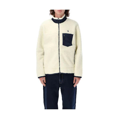 Polo Ralph Lauren Colorblock Zip-Up Jacket White Long Sleeve. 710951701-001