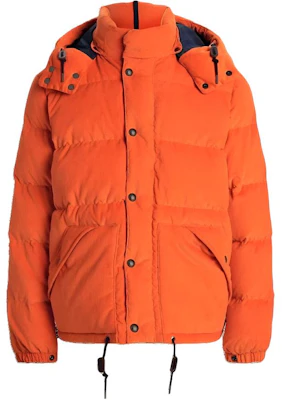 Polo Ralph Lauren Corduroy Puffer Jacket with Detachable Hood Academy Orange MNPOOTW16021499 Buy Polo Ralph Lauren Corduroy Puffer Jacket with Detachable Hood Academy Orange MNPOOTW16021499
