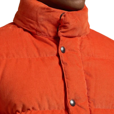 Polo Ralph Lauren Corduroy Puffer Jacket with Detachable Hood Academy Orange MNPOOTW16021499 Details for Polo Ralph Lauren Corduroy Puffer Jacket with Detachable Hood Academy Orange MNPOOTW16021499